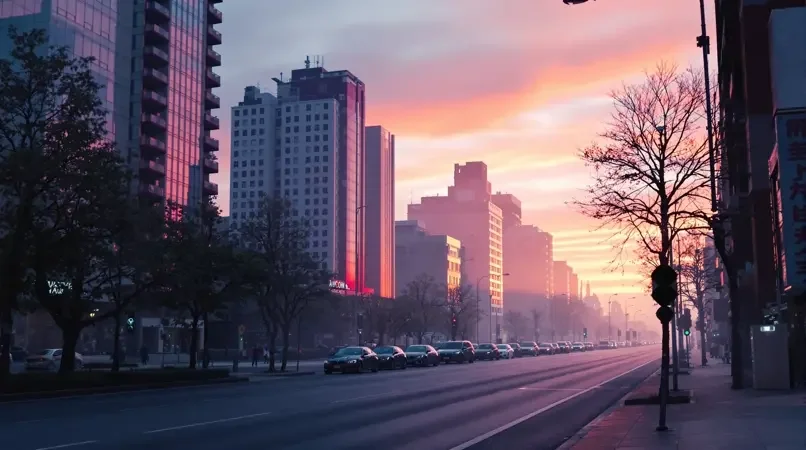 清晨五点的城市，安静得只剩风声 - 人人美剧